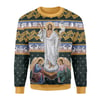 Jesus Christ Victorious Resurrection Christmas Sweater Skynd