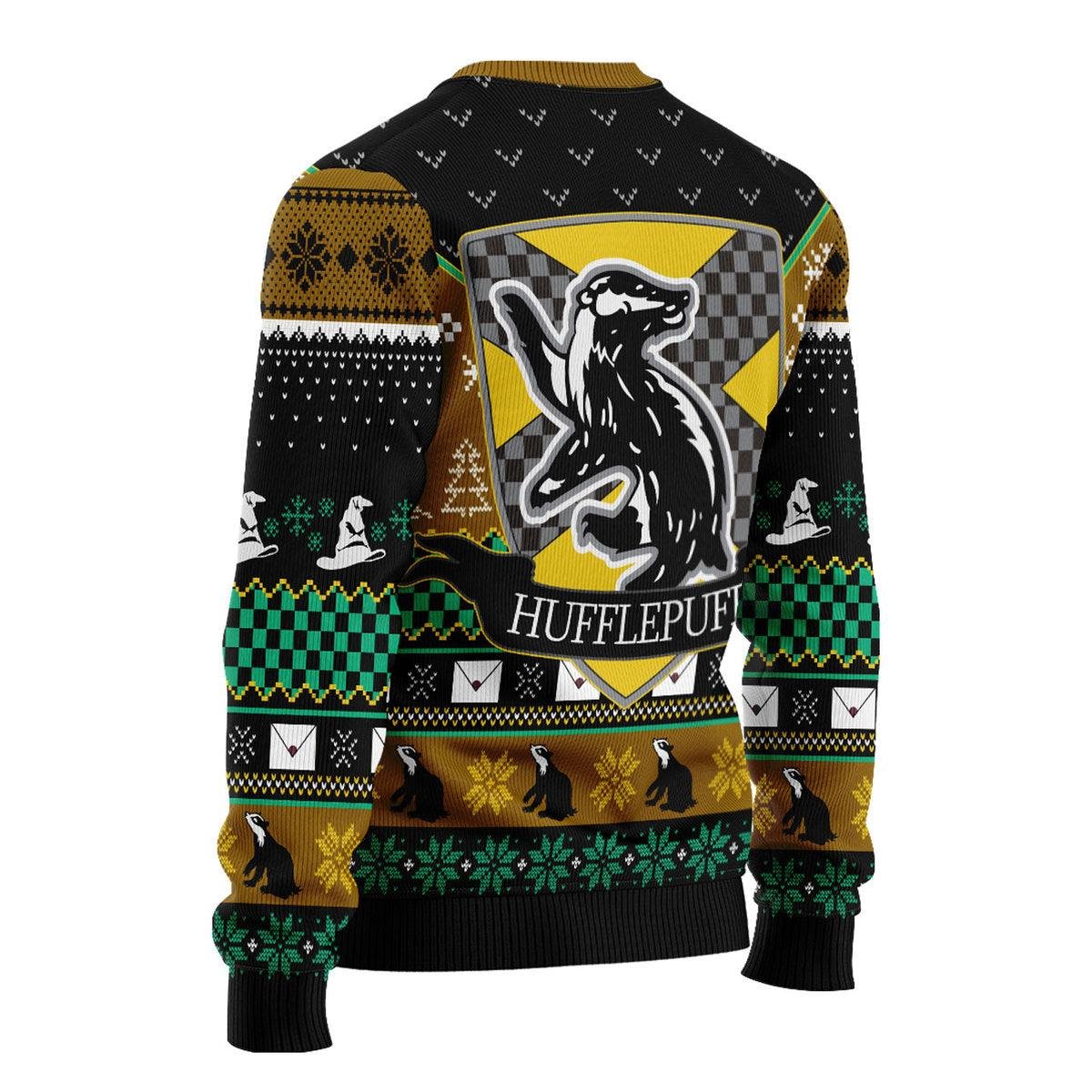 O Hufflepuff Night Harry Potter Ugly Christmas Sweater