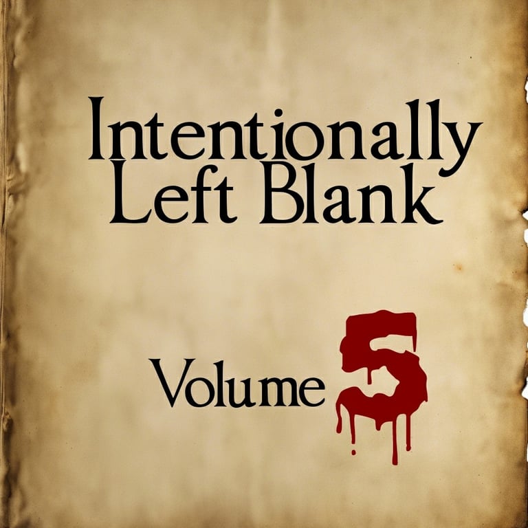 Intentionally Left Blank 5 cover image