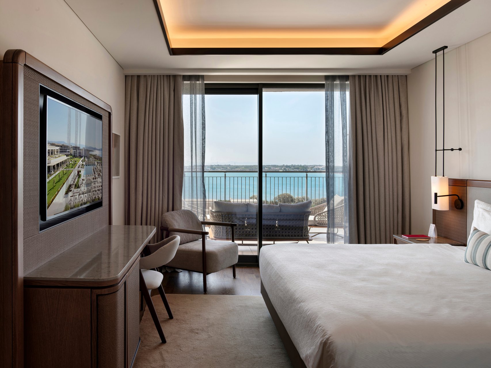 Penthouse Süit 2 Yatak Odalı, Özel Havuzlu - Deniz Manzaralı