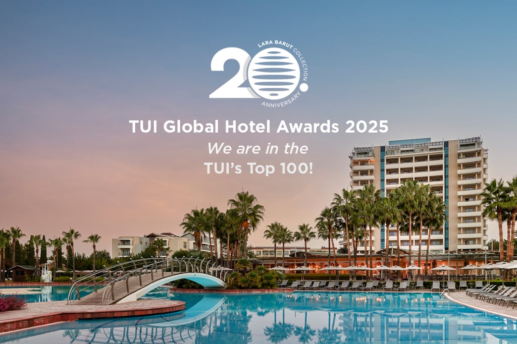 Lara Barut Collection TUI Global Hotel Awards 2025 Ödülünü Aldı