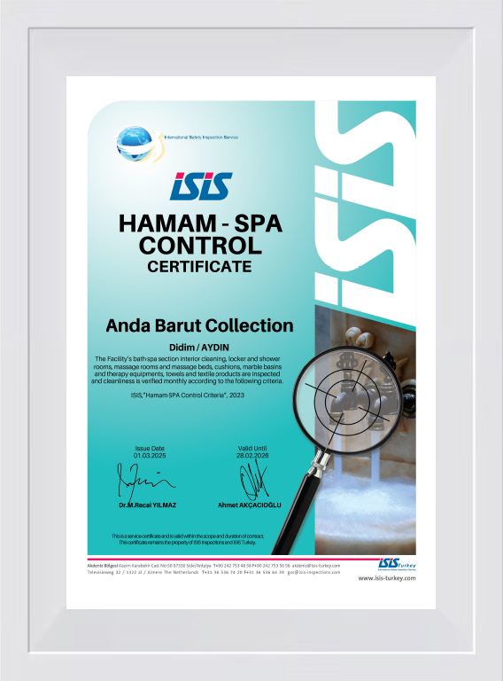 Hamam-Spa Kontrollzertifikat
