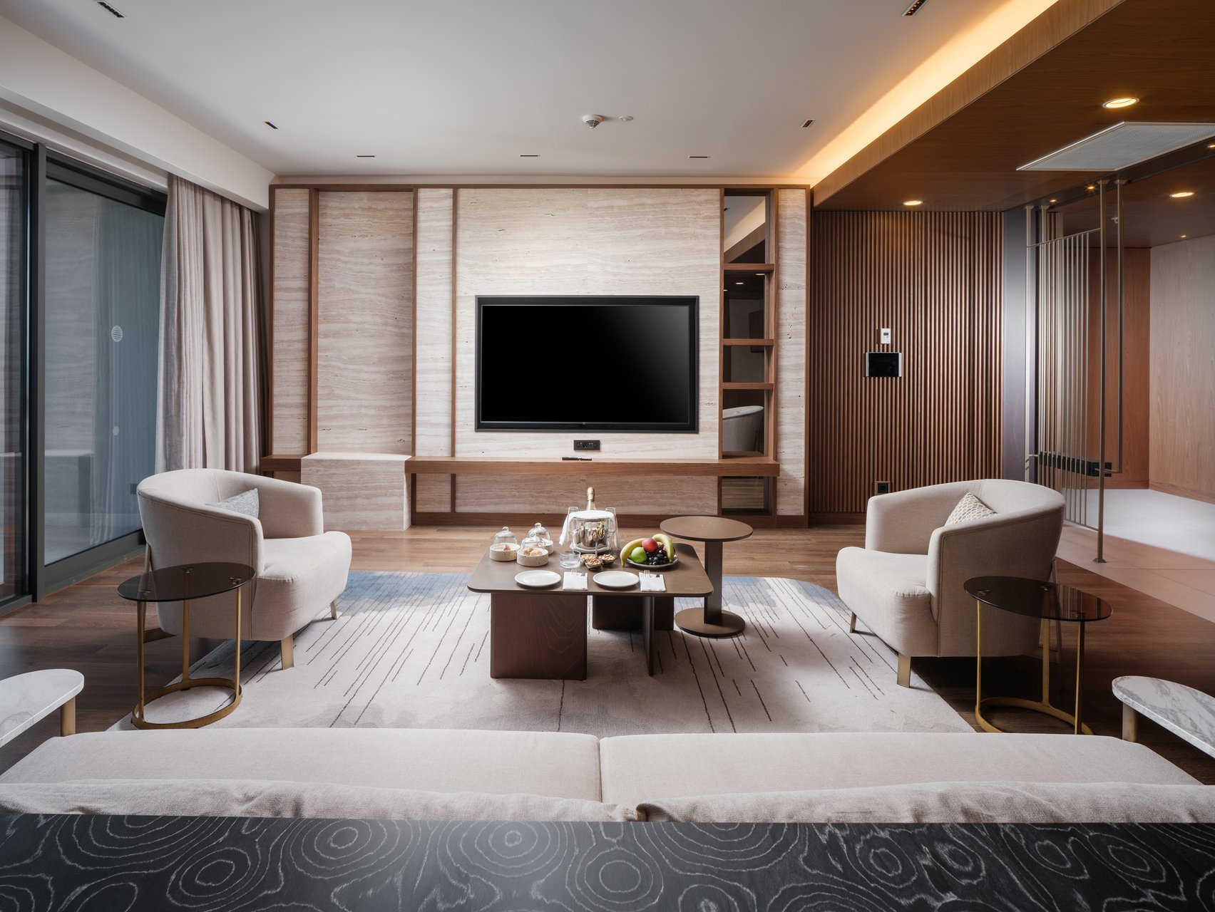 Präsidentensuite mit 3 Schlafzimmern und privatem Pool - Meerblick