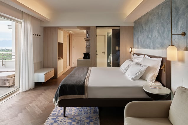 Corner Suite mit Jakuzzi und Meerblick