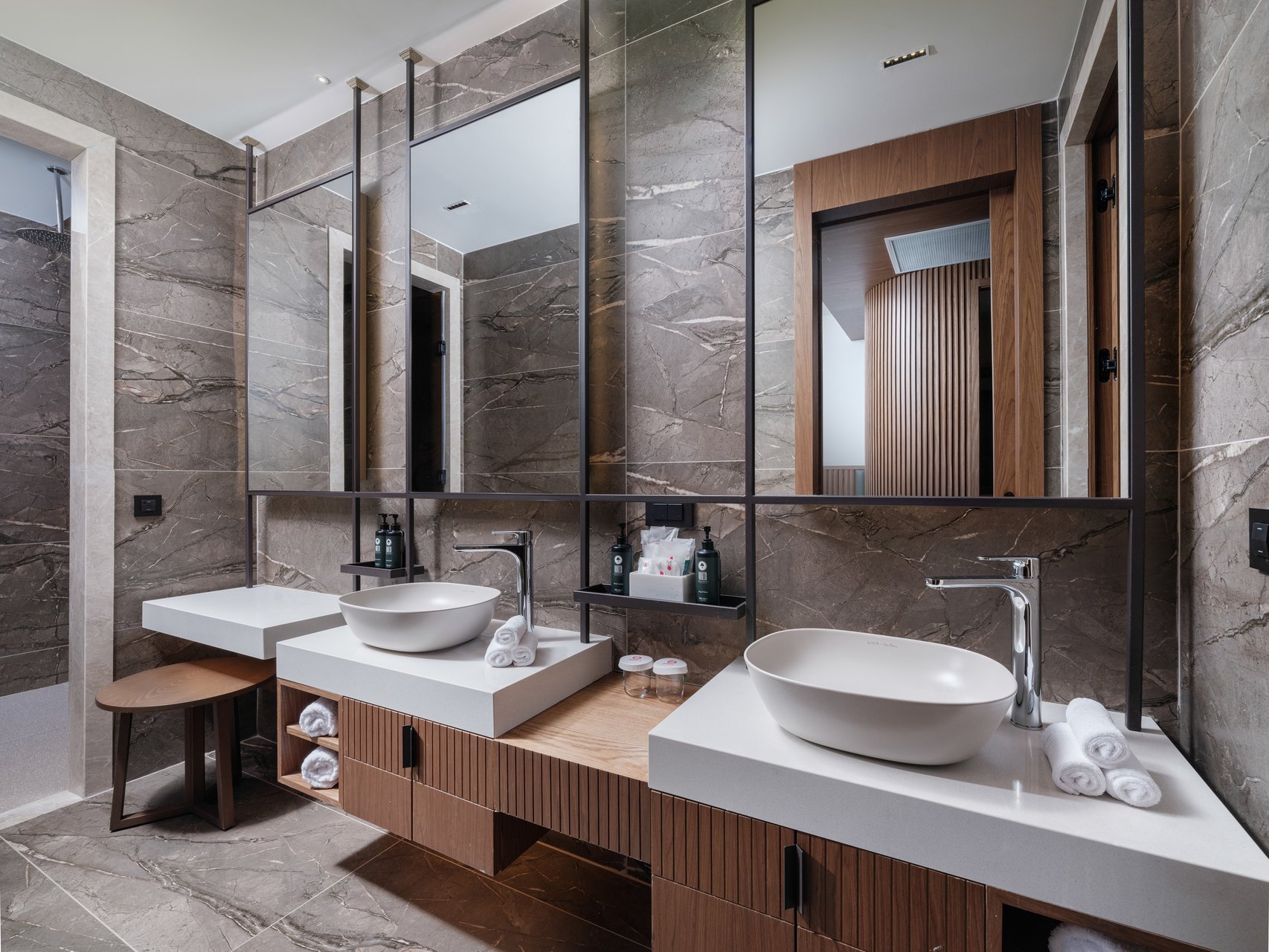 Präsidentensuite mit 3 Schlafzimmern und privatem Pool - Meerblick