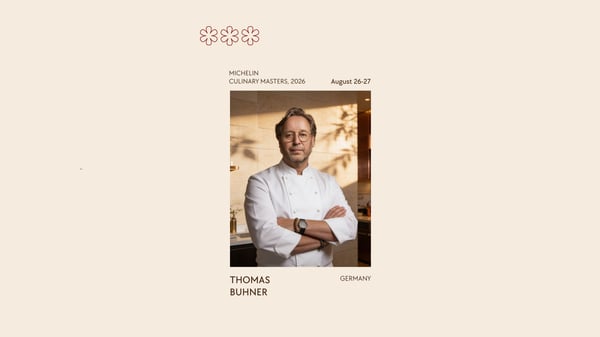 3 Michelin Starred Chef Thomas Bühner