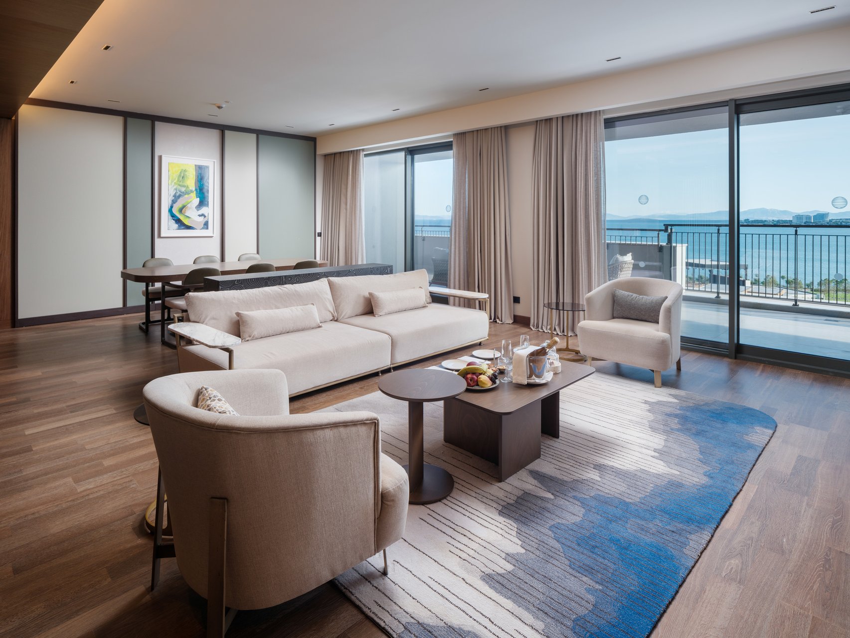 Präsidentensuite mit 3 Schlafzimmern und privatem Pool - Meerblick