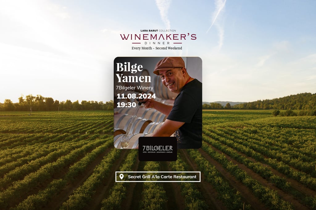 Fortsetzung Des Winemaker's Dinner Mit Dem Treffen Der Weinkellerei Yedi Bilgeler In Der Lara Barut Collection