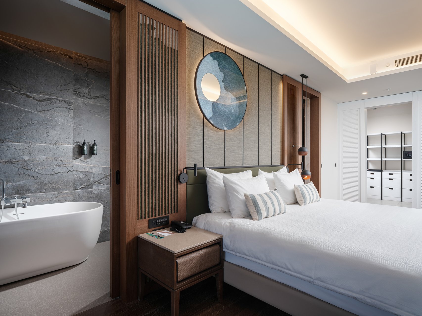 Penthouse-Suite mit 1 Schlafzimmern, Privatpool - Meerblick