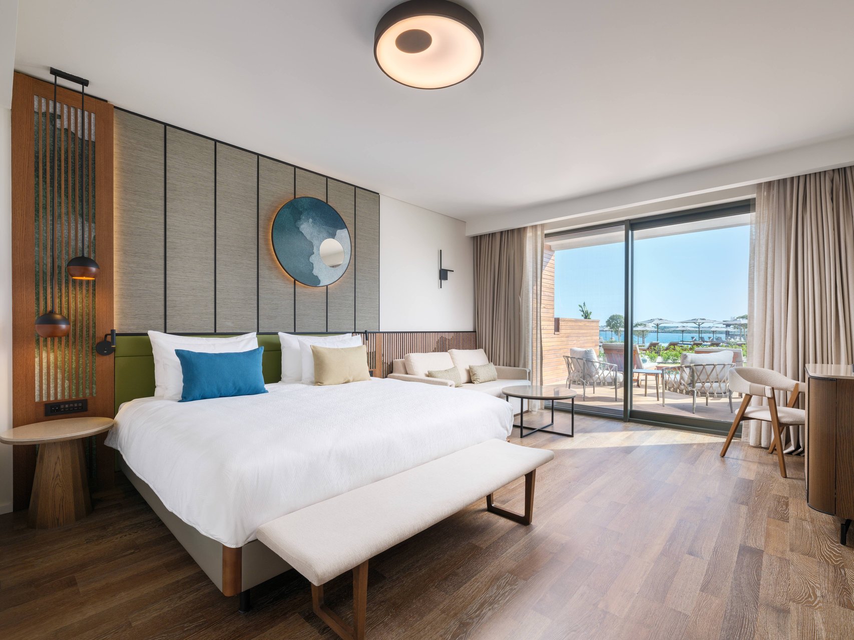 Deluxe Double 4 Deniz Tarafı Swim-Up Oda