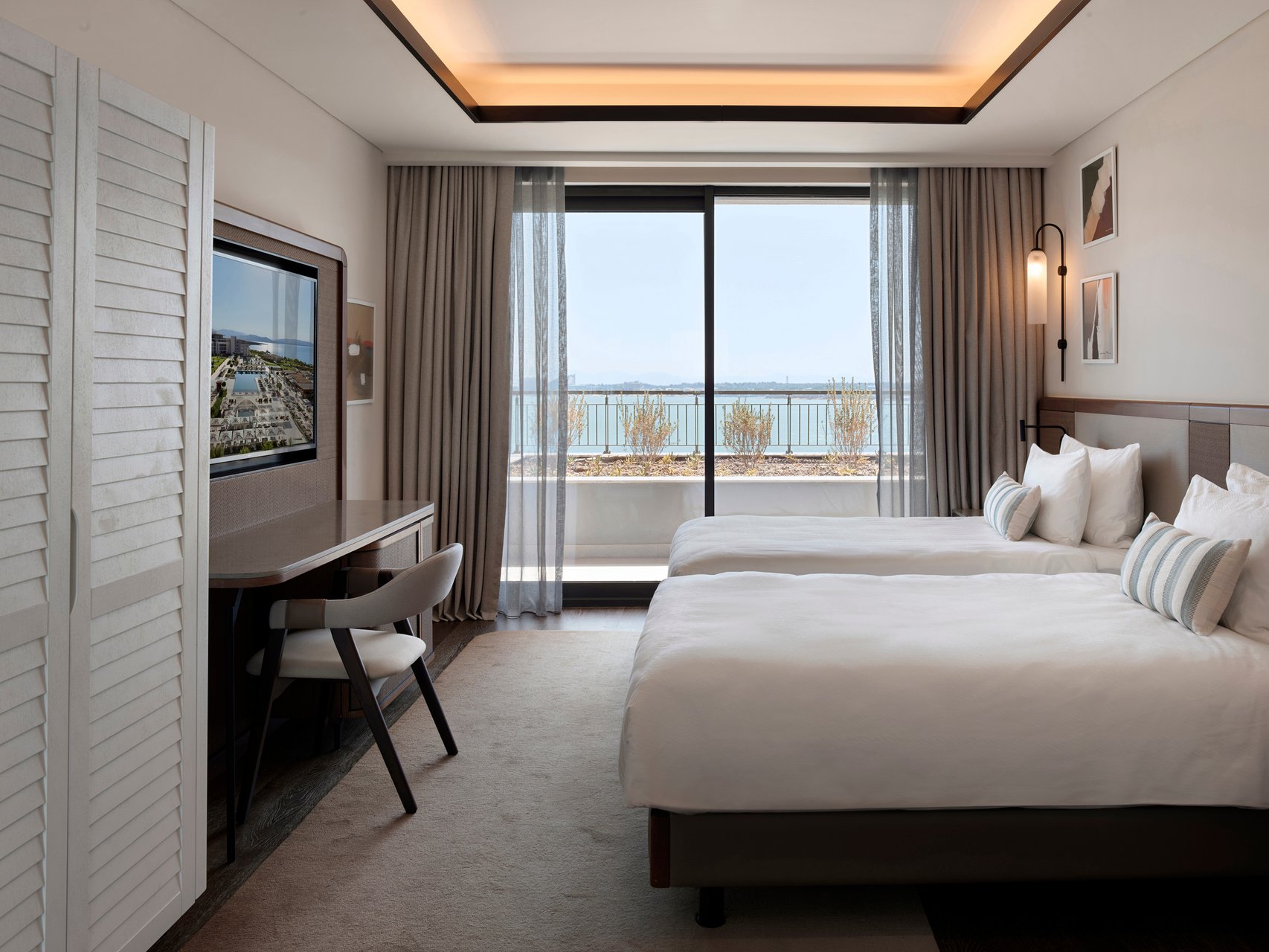 Penthouse Süit 2 Yatak Odalı, Özel Havuzlu - Deniz Manzaralı