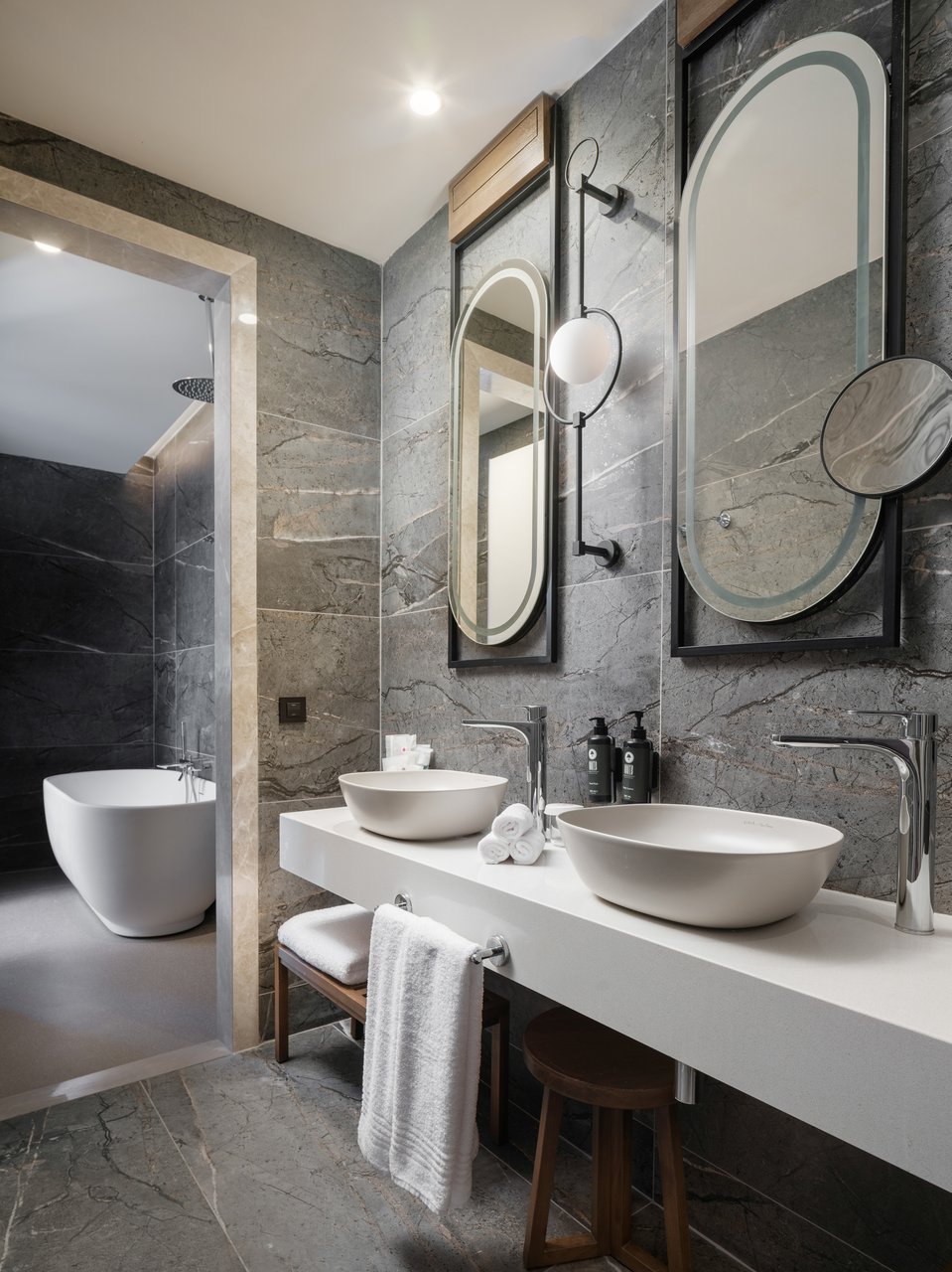 Penthouse-Suite mit 1 Schlafzimmern, Privatpool - Meerblick