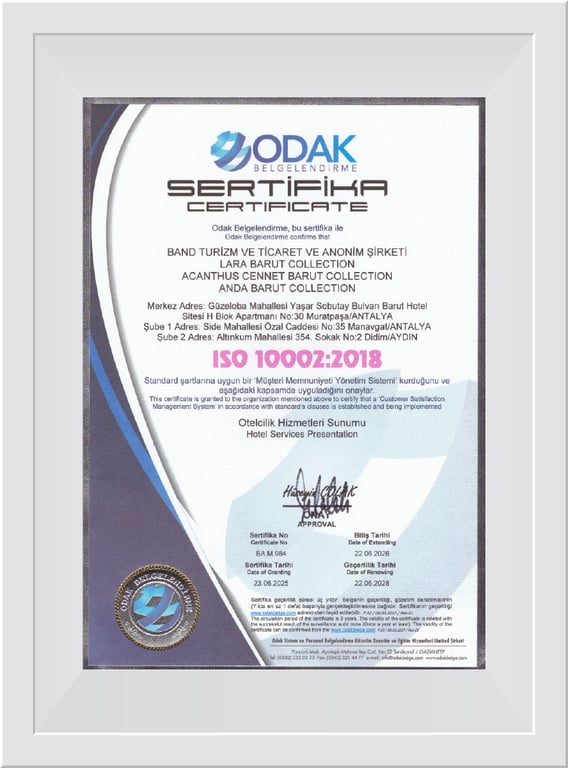 ISO 10002.2018 Customer Satisfaction Management System