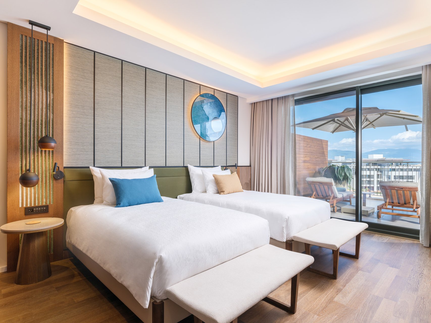 Penthouse Suite mit 2 Schlafzimmern - Meerblick