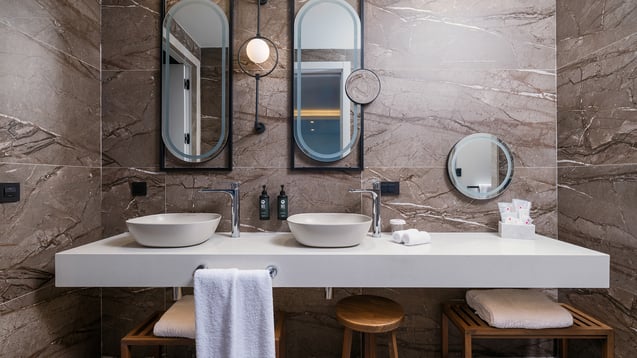 Penthouse Suite mit Privatpool und Meerblick