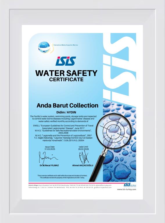 Wasseruntersuchung Zertificat
