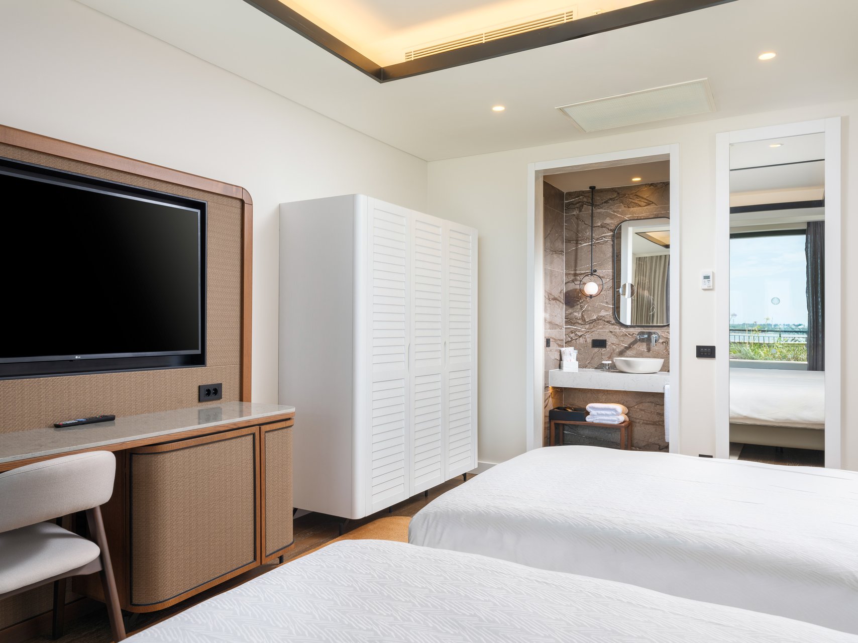 Penthouse Süit 2 Yatak Odalı, Özel Havuzlu - Deniz Manzaralı