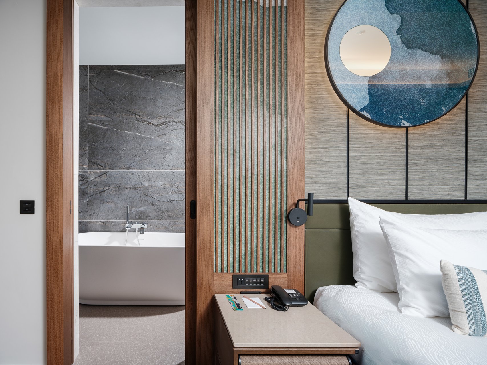 Penthouse-Suite mit 1 Schlafzimmern, Privatpool - Meerblick