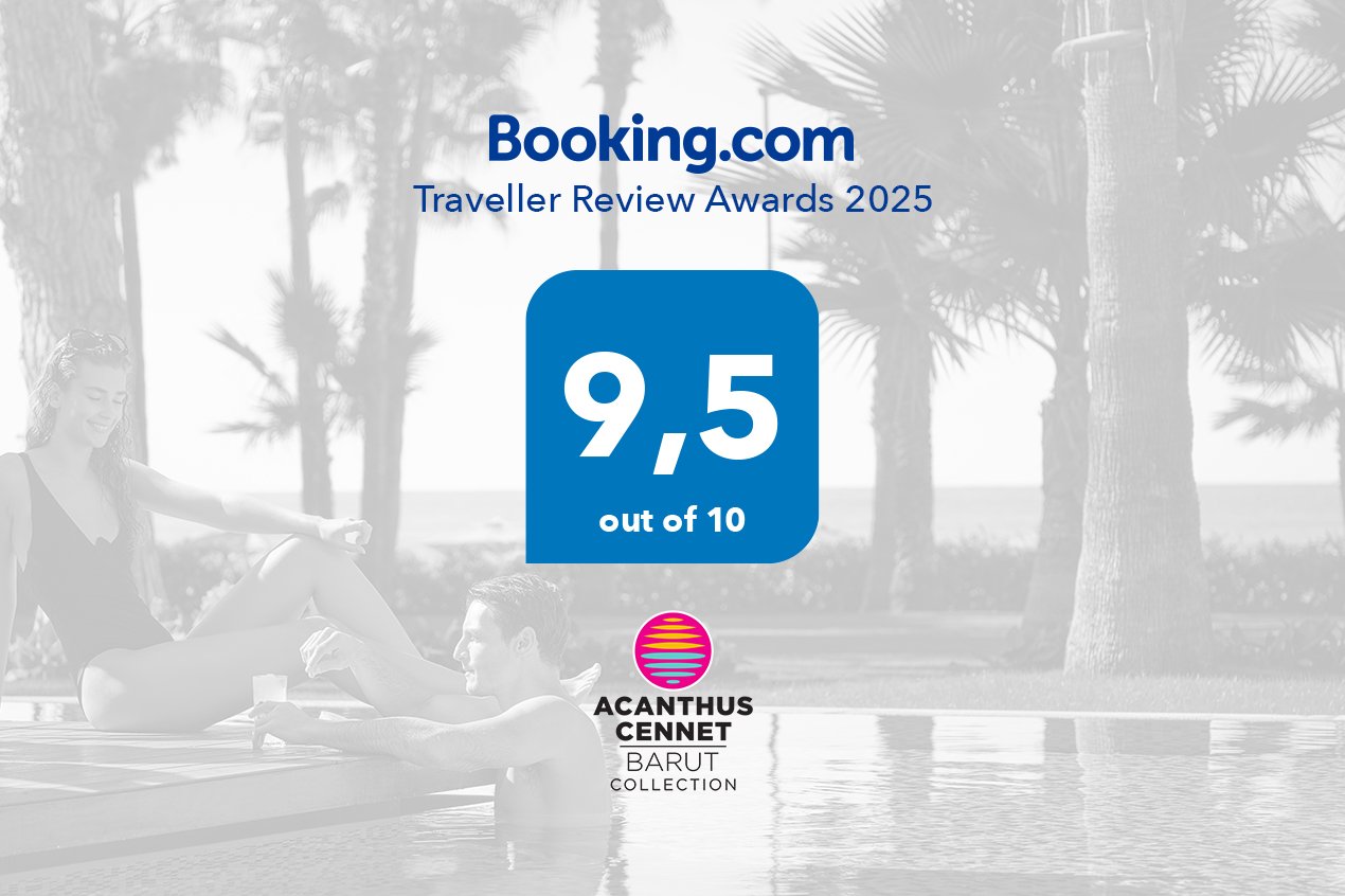 Acanthus Cennet Barut Collection Received Booking.com Traveler Review Awards 2025 Award