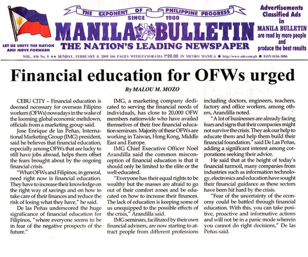 IMG News Article