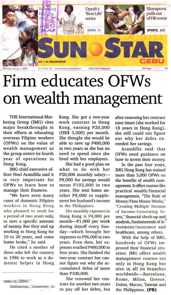 IMG News Article