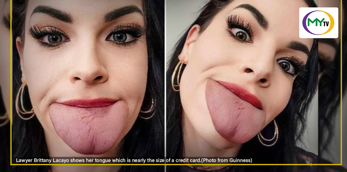 Lawyer owns world’s widest female tongue  - article image