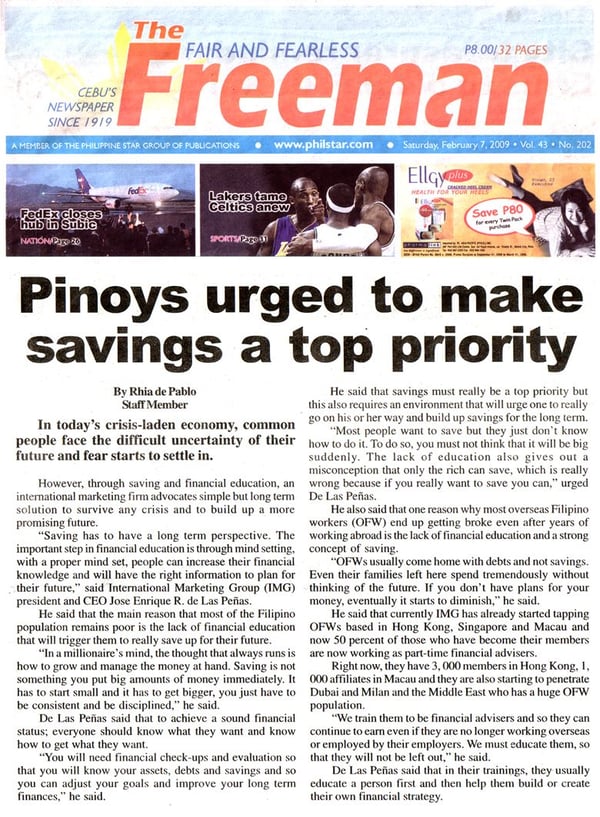IMG News Article