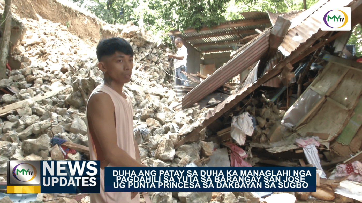 MYTV News Update: Trahedya ang misugat sa buwn sa Setyembre, sa dihang duha ka tawo ang namatay sa duha ka managlahi nga pagdahili sa yuta sa dakbayan sa Sugbo - article image