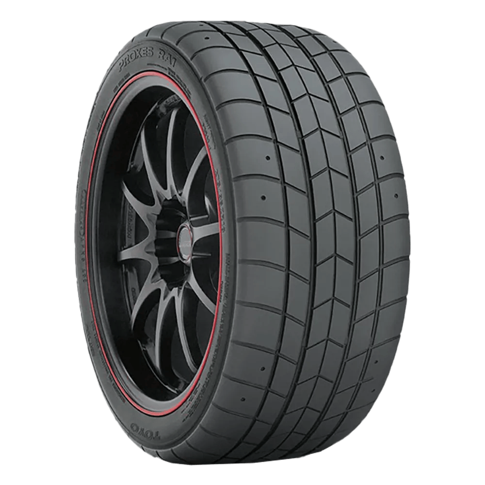 An example of a street-legal competition tire by Toyo.