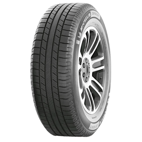 A Michelin tire for a Honda Accord with an alloy wheel, showcasing tread pattern and sidewall details.