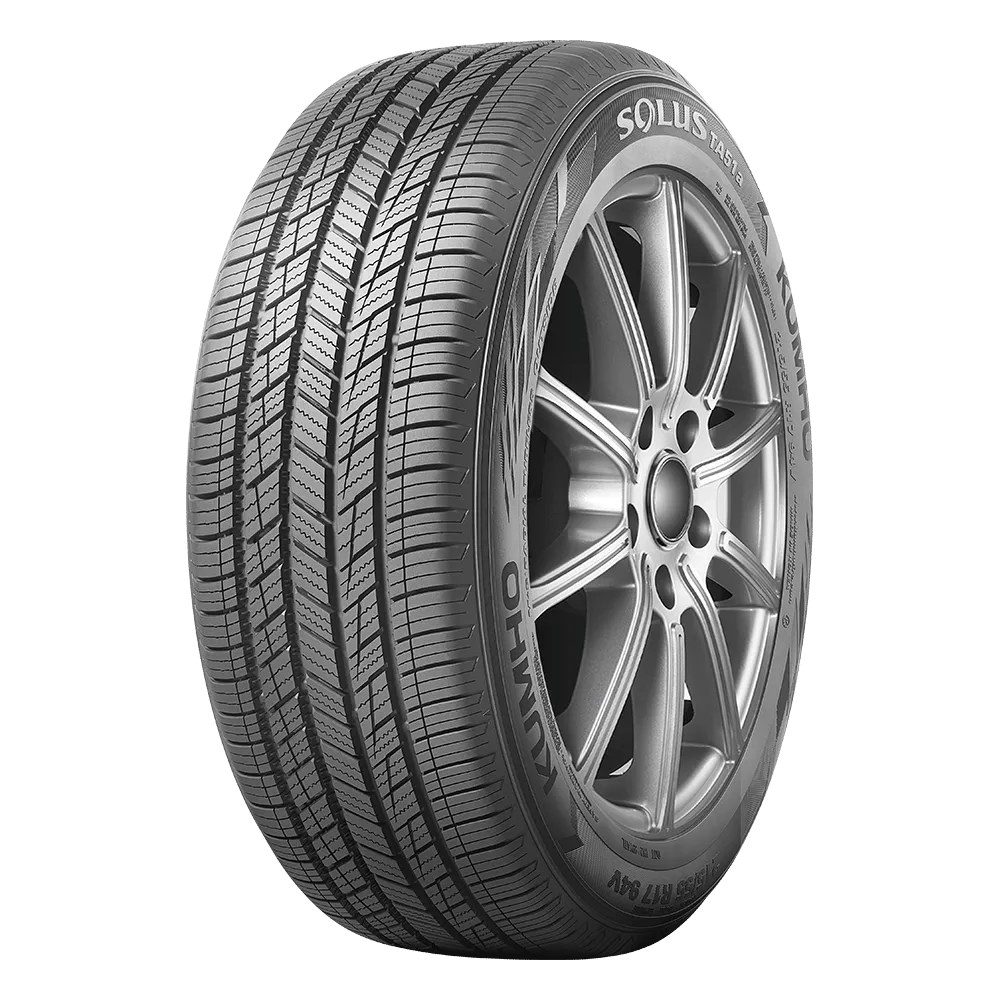 A front-side view of the Kumho Solus TA51a tire