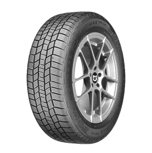 General Altimax tire with a silver alloy wheel and detailed tread pattern, suitable for winter conditions.