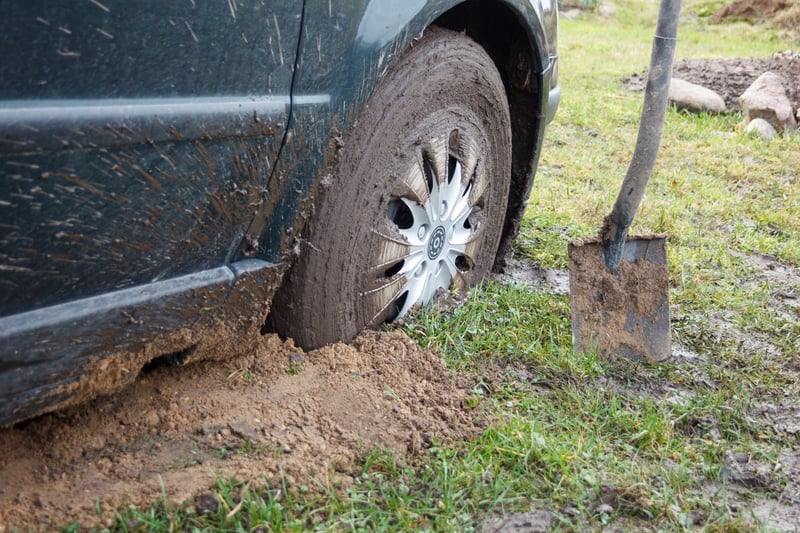 How to Get a Car Unstuck from Mud, Sand & Gravel