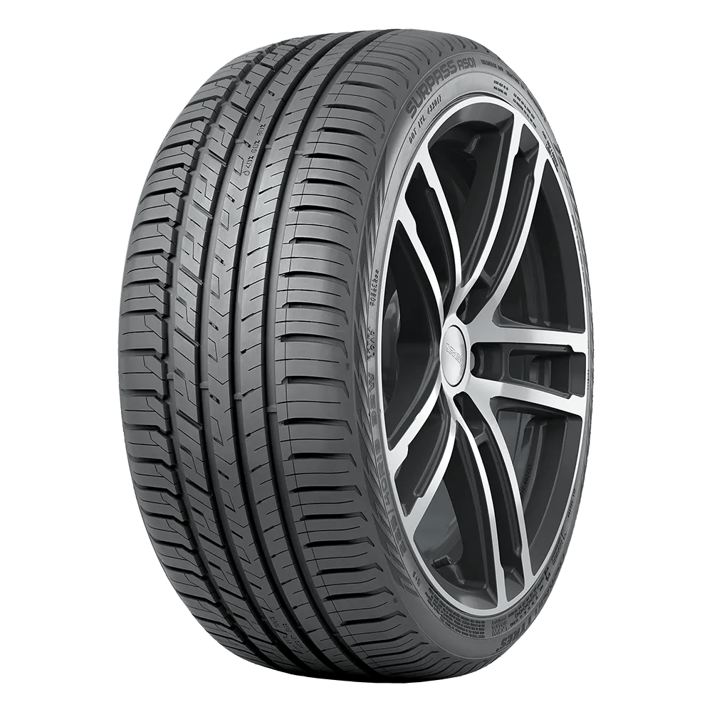 Nokia Surpass ASO1 tire mounted on a wheel for a post about suv performance tires