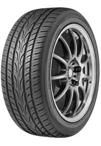 Yokohama AVID Envigor ZPS tire with alloy rim showing tread pattern.