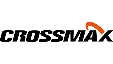 Crossmax logo with stylized "X" and an orange arc accent.