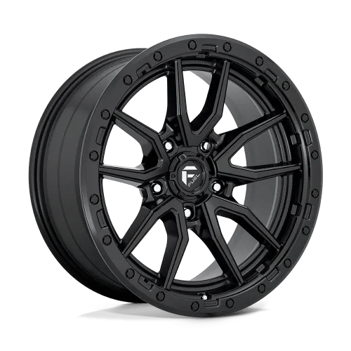 Fuel Off Road Rebel with a powder coated matte finish. 
