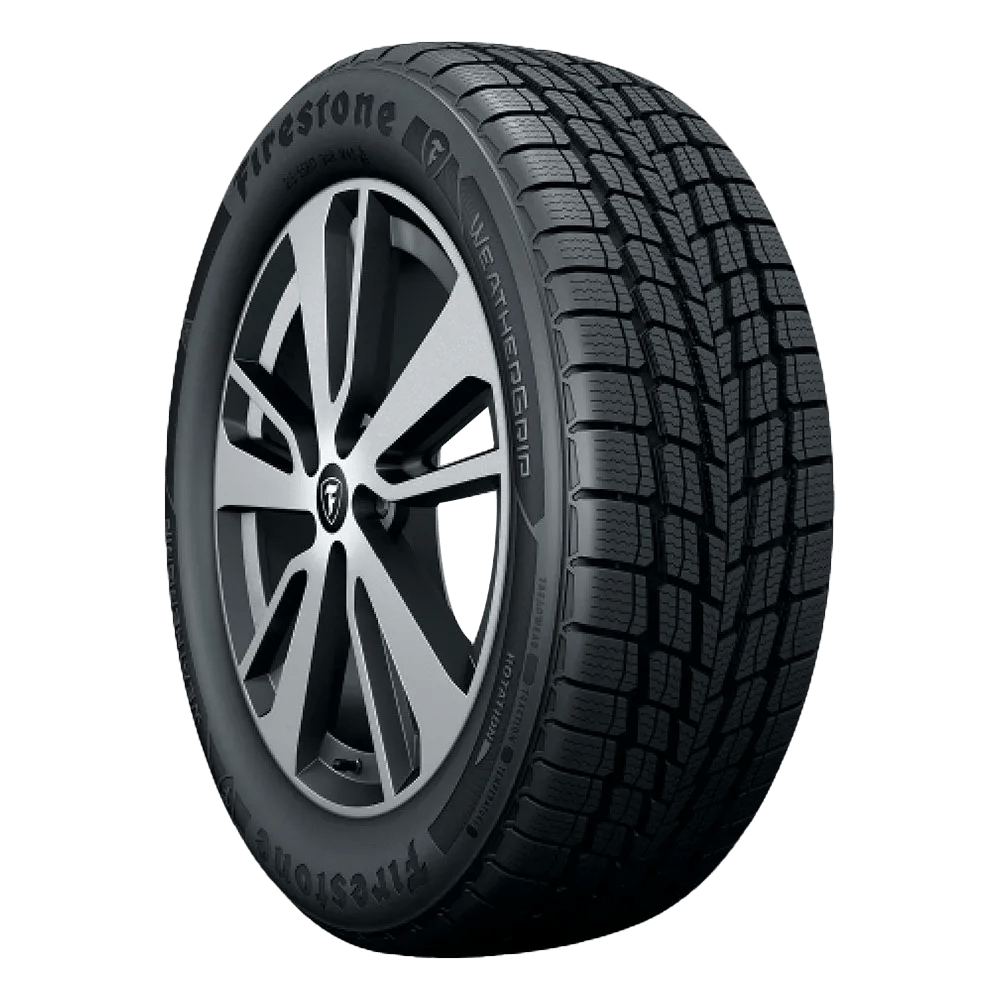 A Firestone Weather Grip all season tire for suvs and cuvs