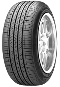 A Hankook Optimo runflat car tire with a detailed tread pattern and visible alloy wheel.