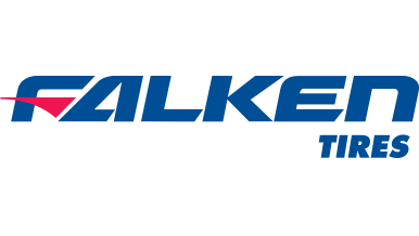 Falken Tires logo with blue text and a red graphic element.
