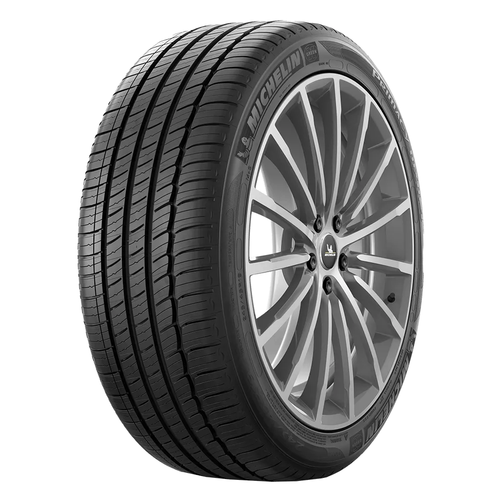 Michelin Primacy MXM4 tire on a multi-spoke wheel. It is a run-flat tire.