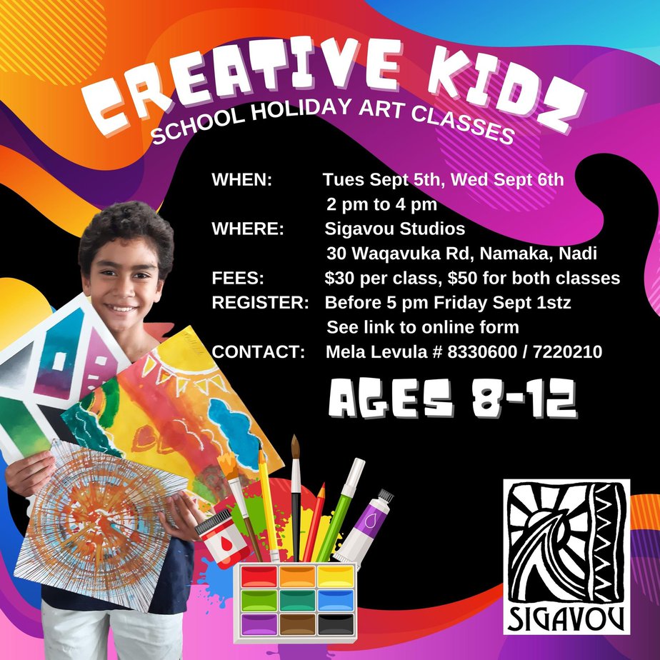 Sigavou Studios School Holiday Art Class