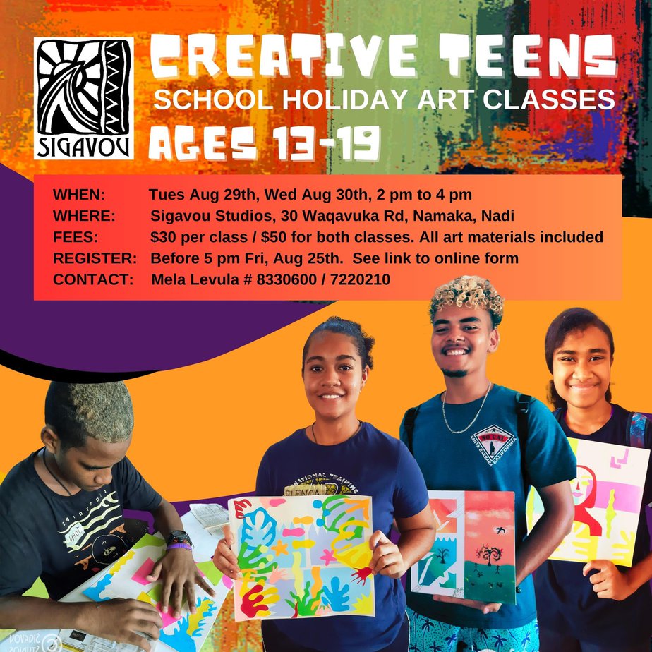 Sigavou Studios School Holiday Art Class