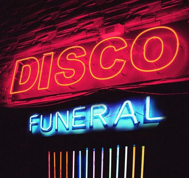 Death to disco sign