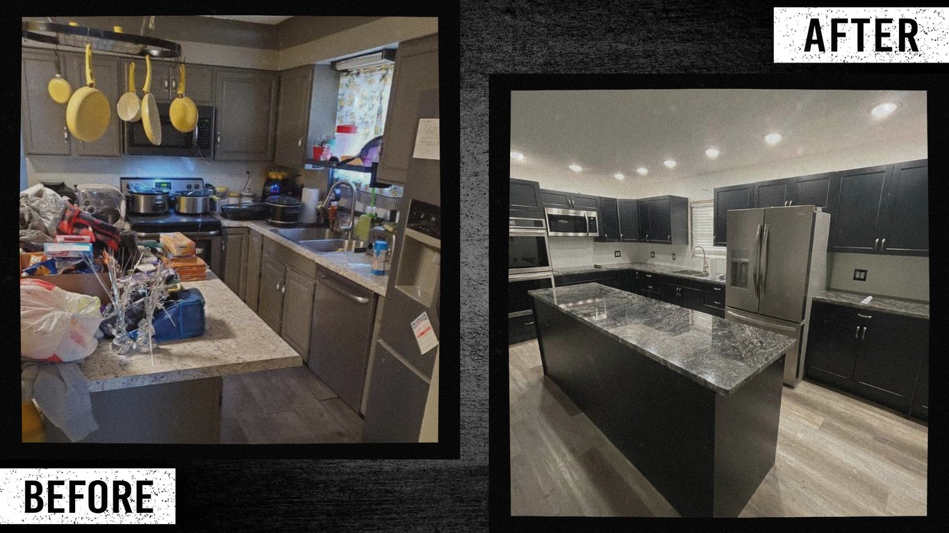 Big H Remodel Before & After