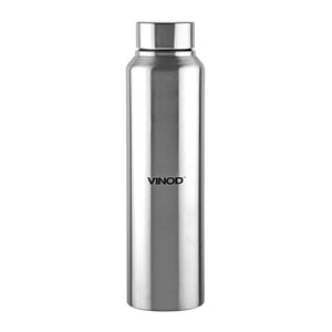 Vinod Frost Stainless Steel Fridge Water Bottle, 1000 ml Capacity (Pack of 3) image 7
