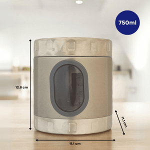 Dubblin Fresher Jar, Stainless Steel - 750 ml (Suitable for upto 500 gms)