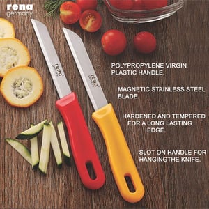Rena Serrated Kitchen Knife – 110 mm, German Steel Blade for Superior Sharpness & Durability, Ideal for Cutting Bread, Fruits & Veggies image 3