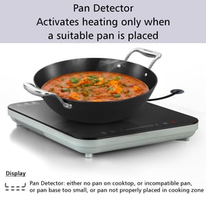 Hawkins Futura Single Induction Hob, 2000-W Cooktop Designed for Indian Cooking, 1 Year Warranty (FIC1A1) image 4