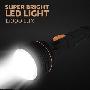 Duracell LED Torch, 3 AAA Batteries FREE, Super Bright, 12000 LUX image 2